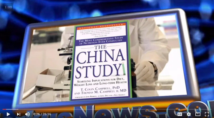 Video: Interview with China Study Dr. T. Colin Campbell PhD, What Happens When We Eat Animal Foods?