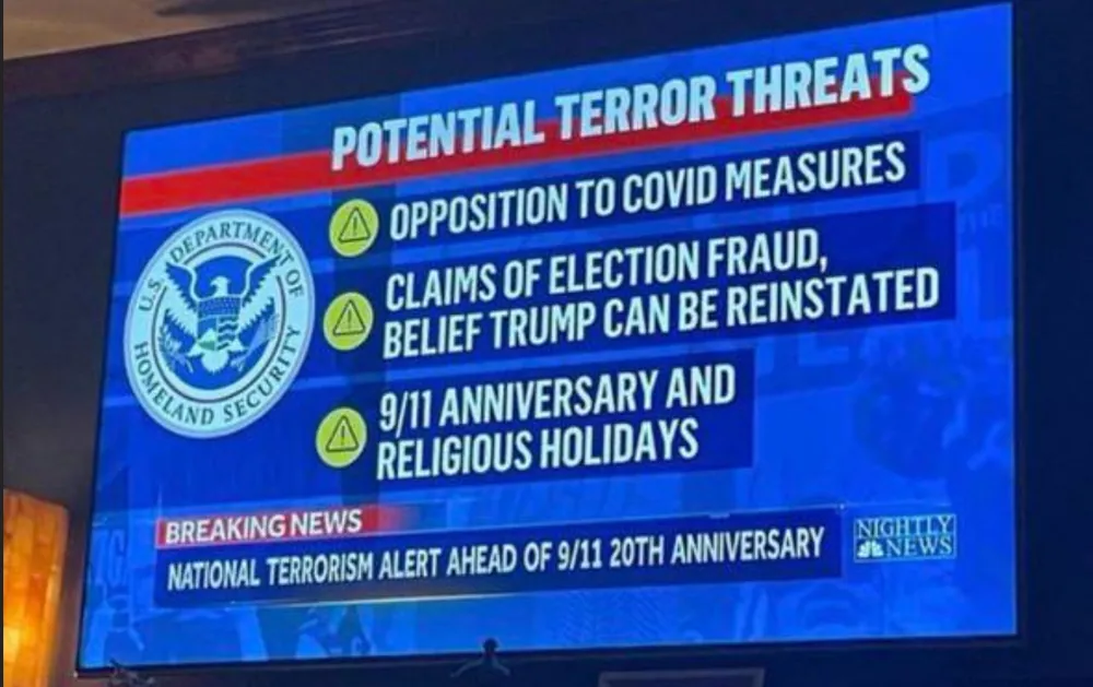 'Vaccine Hesitant' & 'Conspiracy Theorists' a Domestic Terrorism Threat – New Homeland Security Report Implies