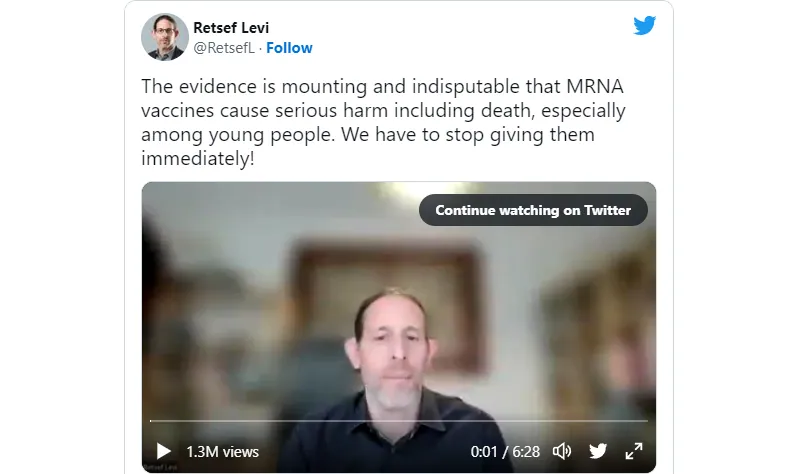 MIT Professor and Drug Safety Expert Calls for Immediate Suspension of All mRNA Vaccines