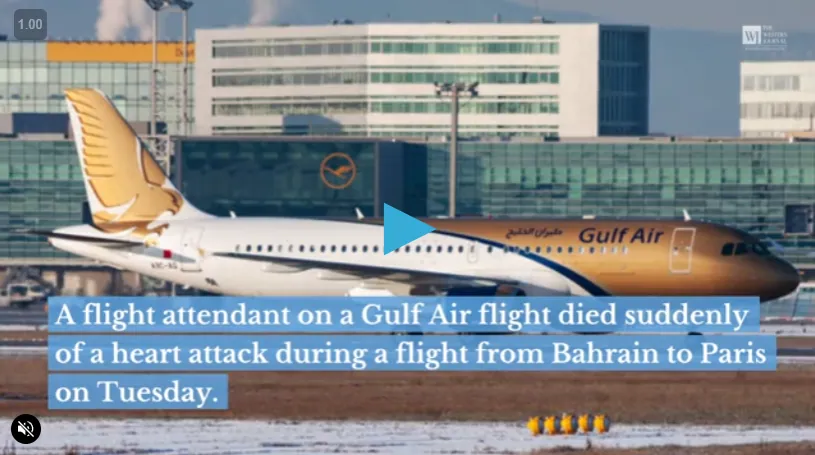 Flight Attendant Dies Suddenly Mid-Air After Suffering Medical Emergency at 34,000 Feet