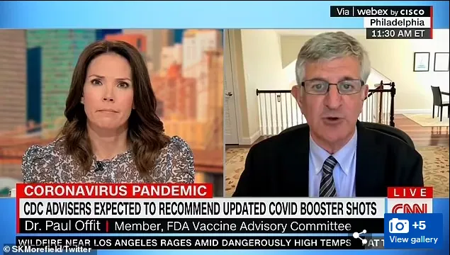 FDA vaccine adviser warns healthy young people should NOT get new COVID booster