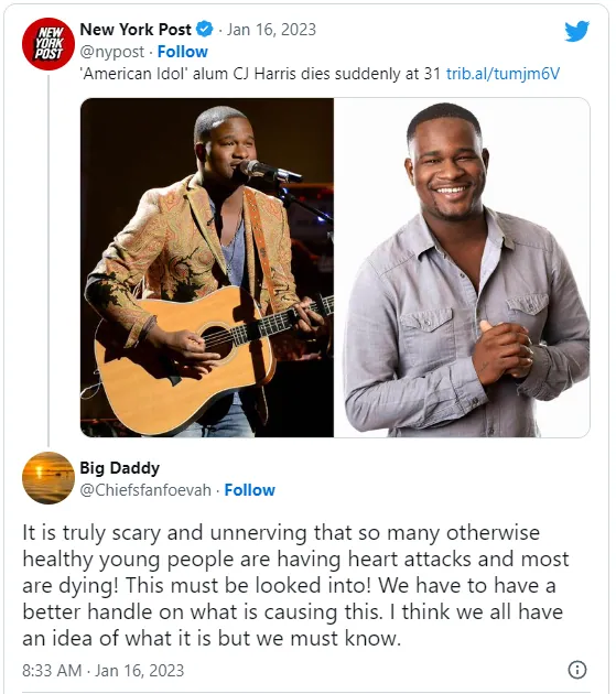 Former 'American Idol' Contestant Dies Suddenly from Apparent Heart Attack at 31