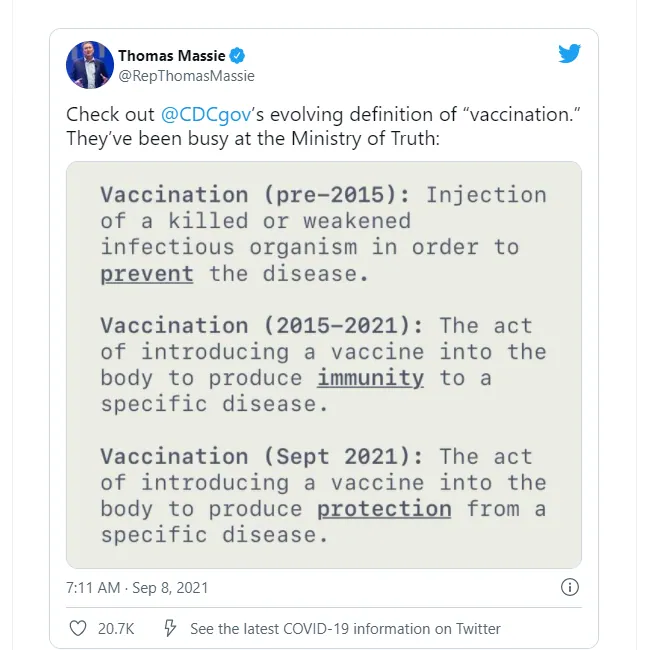 CDC Changes Definition of Vaccine So It Can’t Be ‘Interpreted to Mean That Vaccines Are 100% Effective’