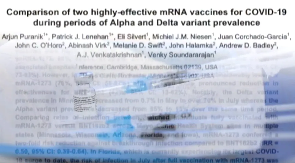 Effectiveness of mRNA Vaccines Has Dropped Significantly, as Low as 46%, Study Shows