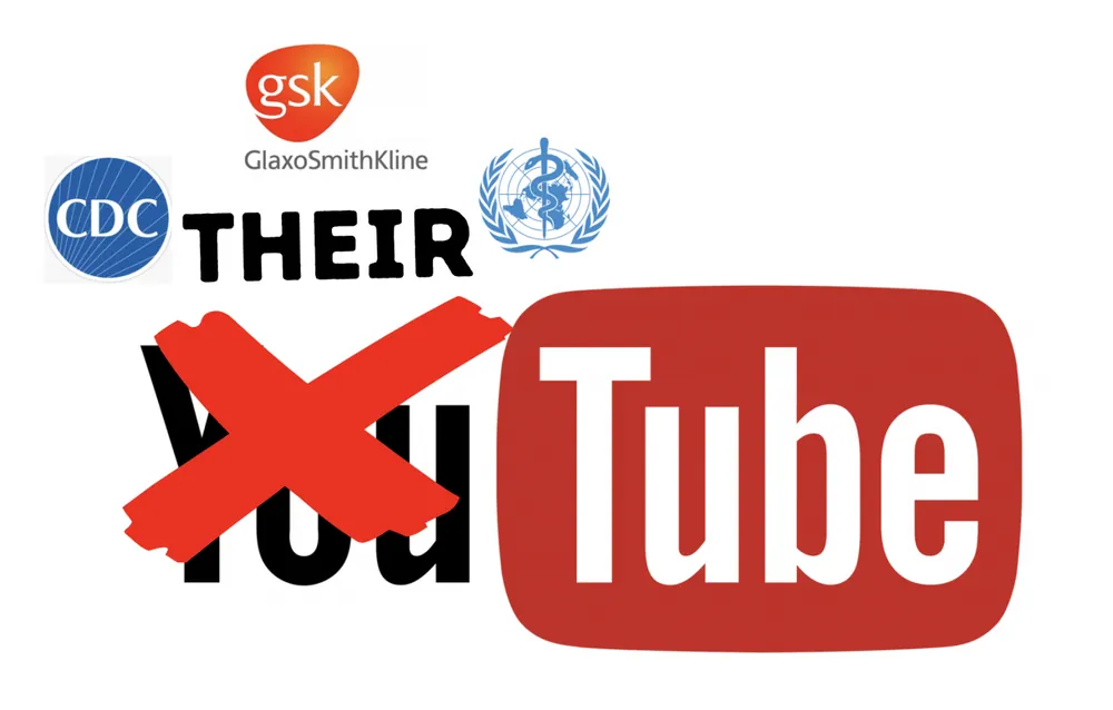 YouTube Bans All Content Questioning Vaccine Safety and Effectiveness, Colluding with Big Pharma, WHO & CDC