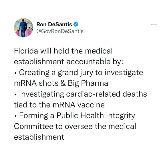 Florida Will Hold the Medical Establishment Accountable on Covid Shots